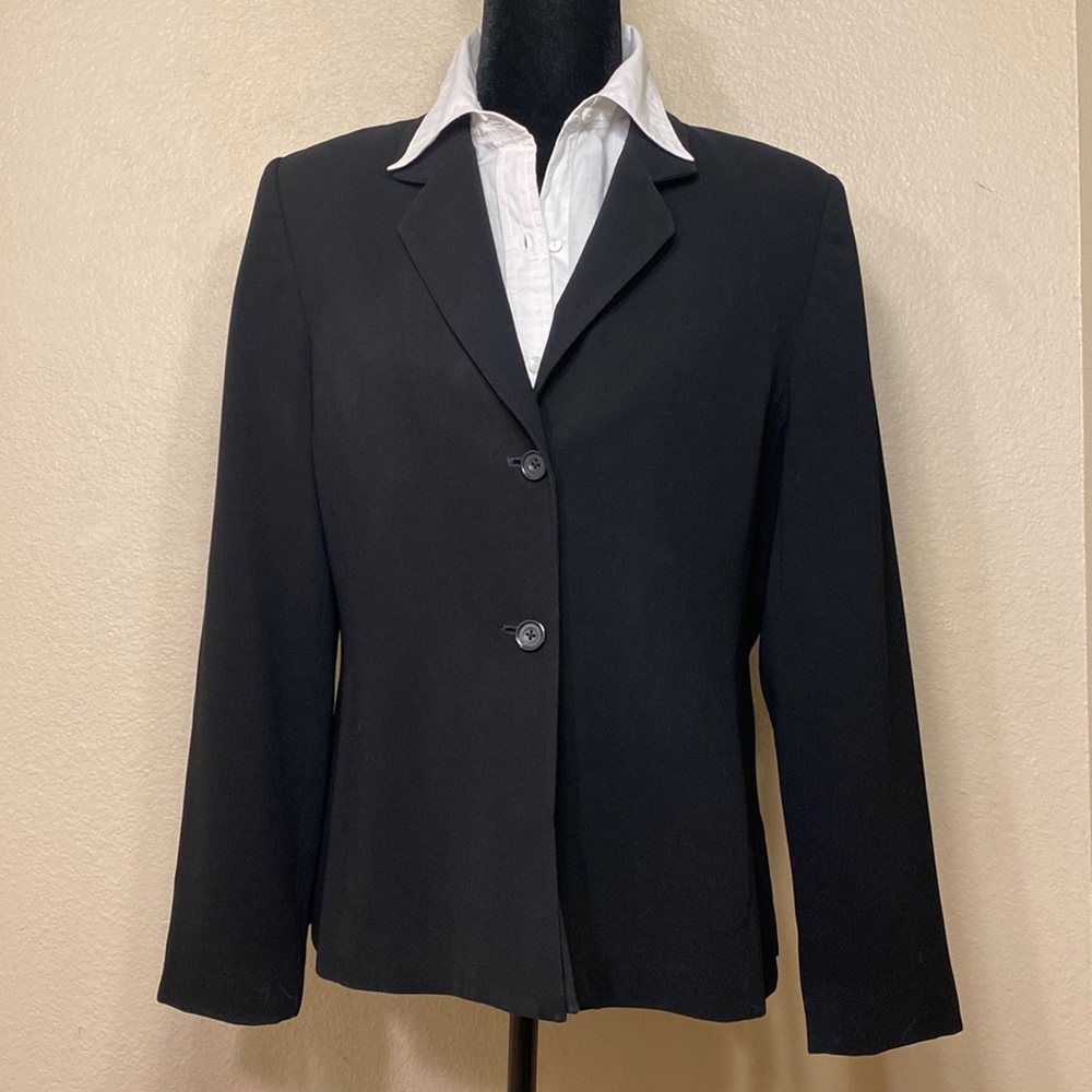 Valerie by Valerie Stevens Women’s Black Blazer, Size 10, Lined, Notched Lapel